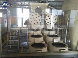 新型有機肥造粒機現(xiàn)場