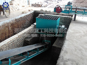 小型有機(jī)肥生產(chǎn)線現(xiàn)場(chǎng)