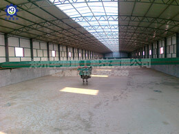 新型有機(jī)肥濕法造?，F(xiàn)場