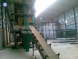 新型有機(jī)肥濕法造?，F(xiàn)場