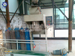 新型有機(jī)肥濕法造?，F(xiàn)場